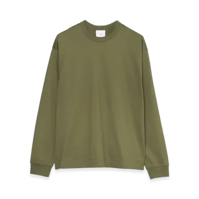 CINOH Cotton Jersey L/S T-Shirt "Khaki"