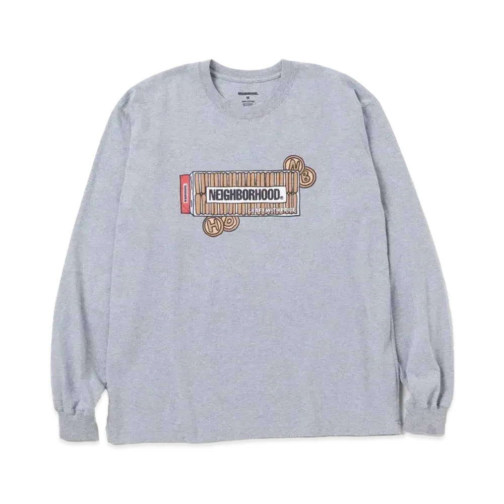 NEIGHBORHOOD NH . Tee LS-19 "Gray"