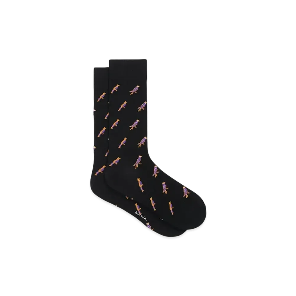 Paul Smith Little Birds Socks "Black"