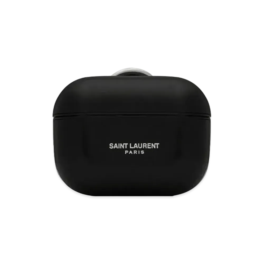 Saint Laurent Smooth Leather Saint Lanper AirPods Pro Case Cover "Black"