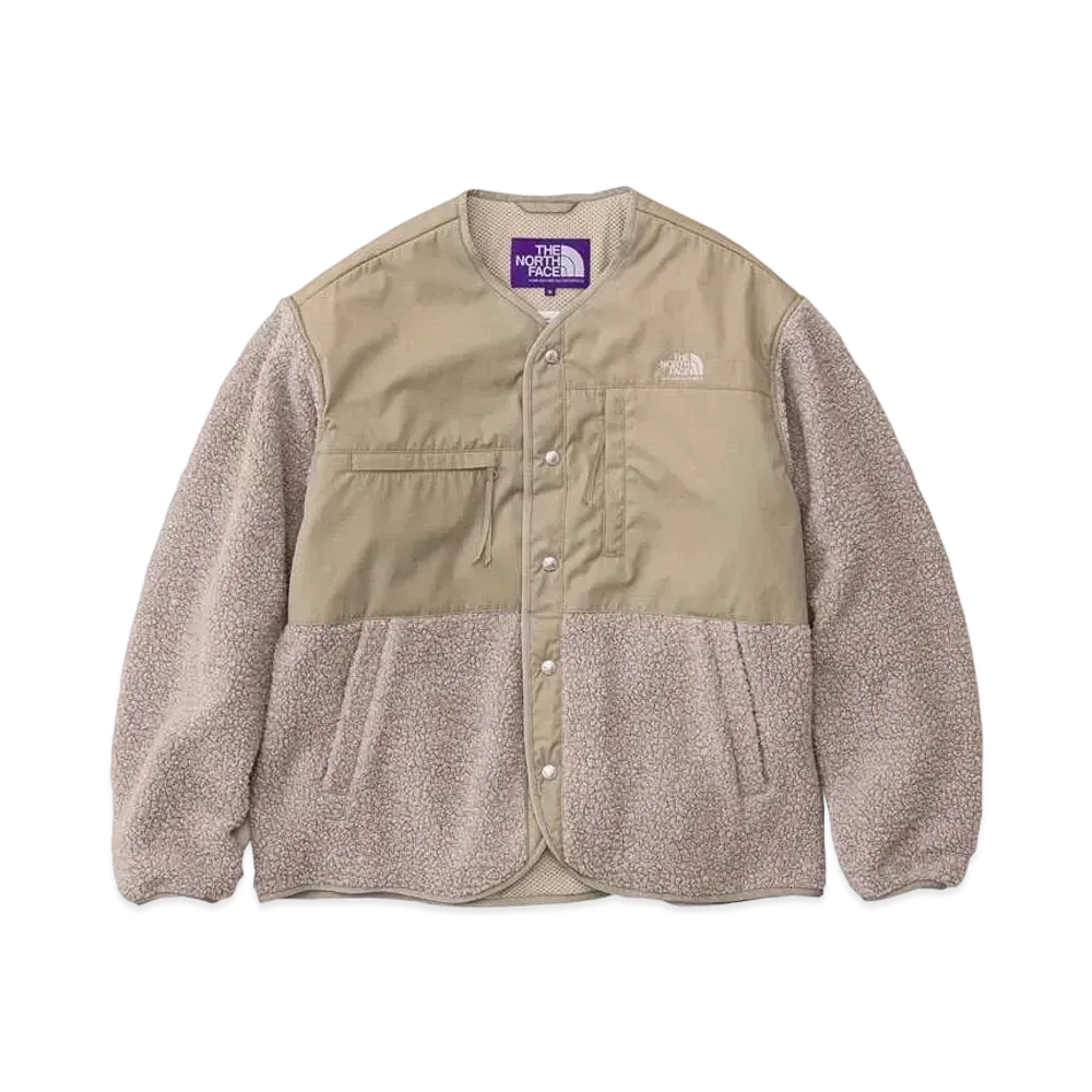 The North Face PURPLE LABEL 65/35 Field Denali Cardigan "Vintage Beige"