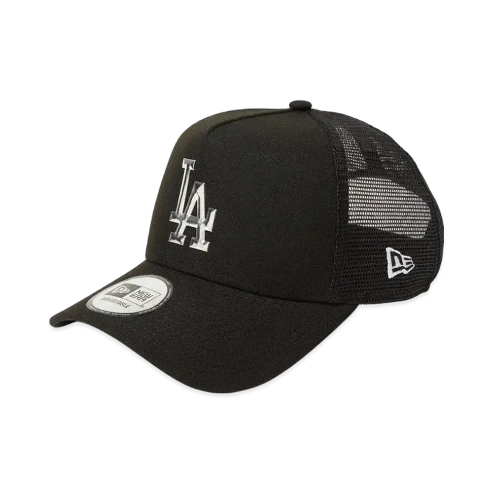 NEW ERA 9Forty A-Frame Tracker TPU Logo Los Angeles Dodgers "Black"