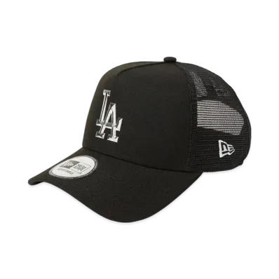 NEW ERA 9Forty A-Frame Tracker TPU Logo Los Angeles Dodgers "Black"