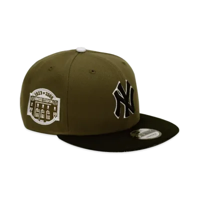 NEW ERA x THE CAP 9Fifty Paisley Block New York Yankees "Olive/Black"