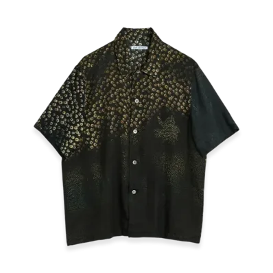OUR LEGACY Box Shirt Shortsleeve "Dark Flower Print"