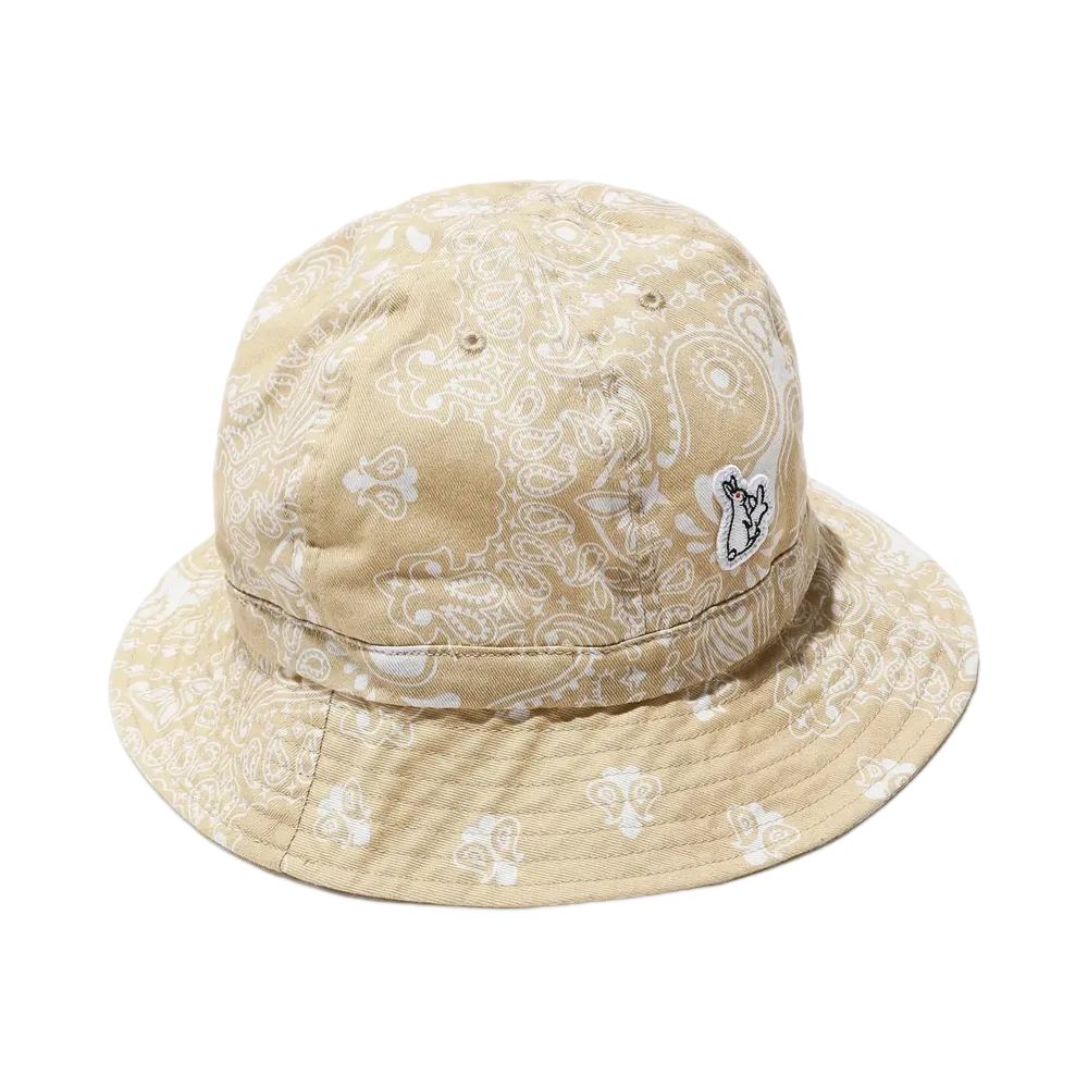 FR2 Paisley Bucket Hat "Beige"