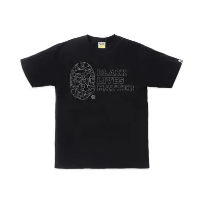 A BATHING APE Black Lives Matter T-Shirt "Black"