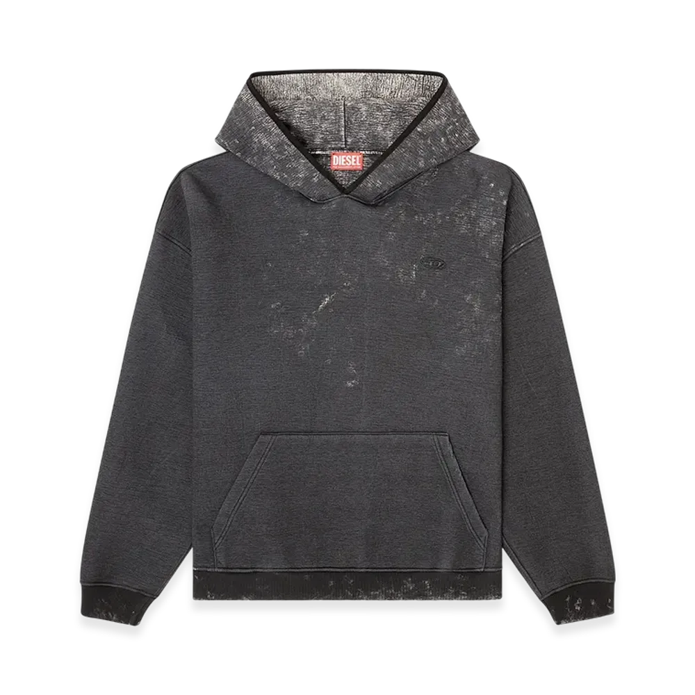 Diesel S-Boxt-Chan-Hood Pullover Hoodie "Dark Grey"