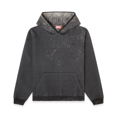 Diesel S-Boxt-Chan-Hood Pullover Hoodie "Dark Grey"