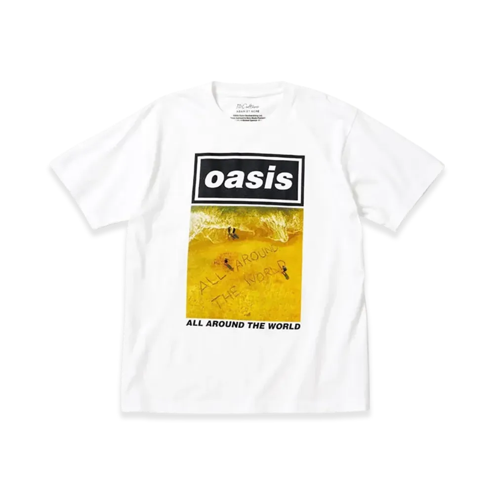 ADAM ET ROPE x Oasis 10Culture Artwork Design TSH "White"