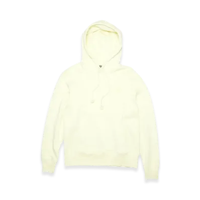 Acne Studios Fennis Face Hooded Sweatshirt "Vanilla Yellow"