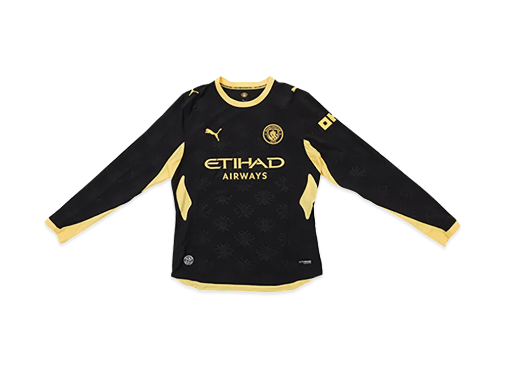 PUMA 26-27 Manchester City Away Authentic L/S Jersey "Puma Black"