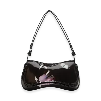 Diesel Play Clutch Play-Glossy Clutch With Print "Black"