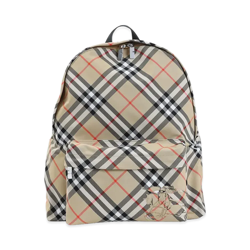 Burberry Nylon Backpack With EKD Logo "Printed"