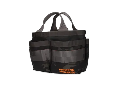 WIND AND SEA x BRIEFING GOLF Tool Cart Tote Camo Combi "Orange"