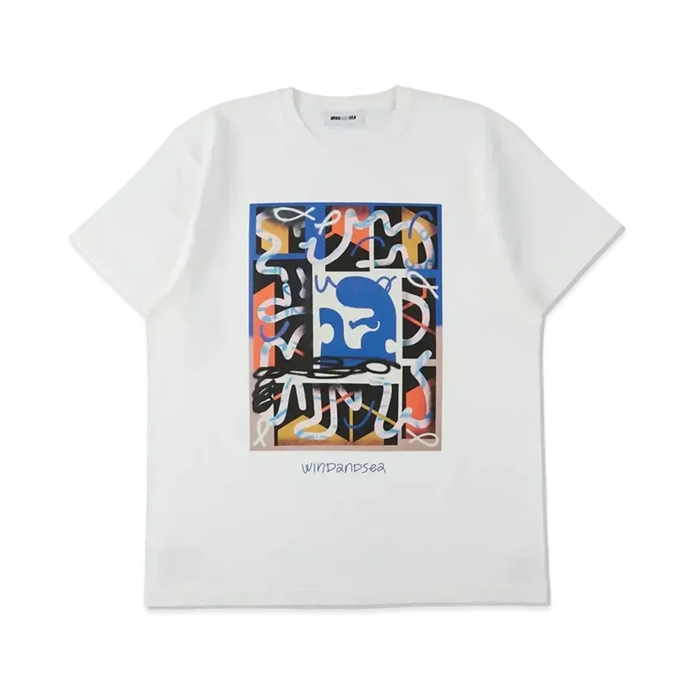 WIND AND SEA x KEEENUE S/S Tee (101 Limited Edition) "White"