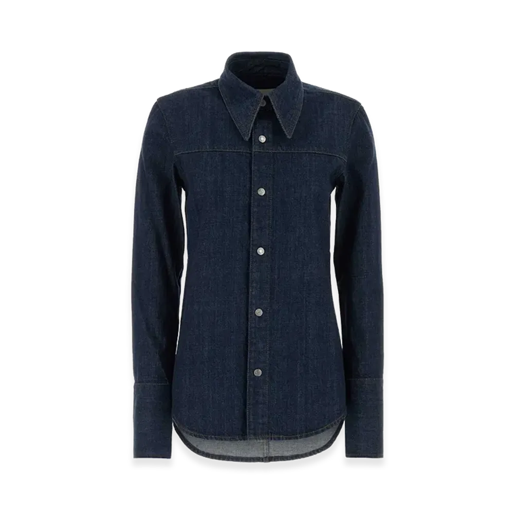 AMI PARIS Women's Denim Shirt "Blue"