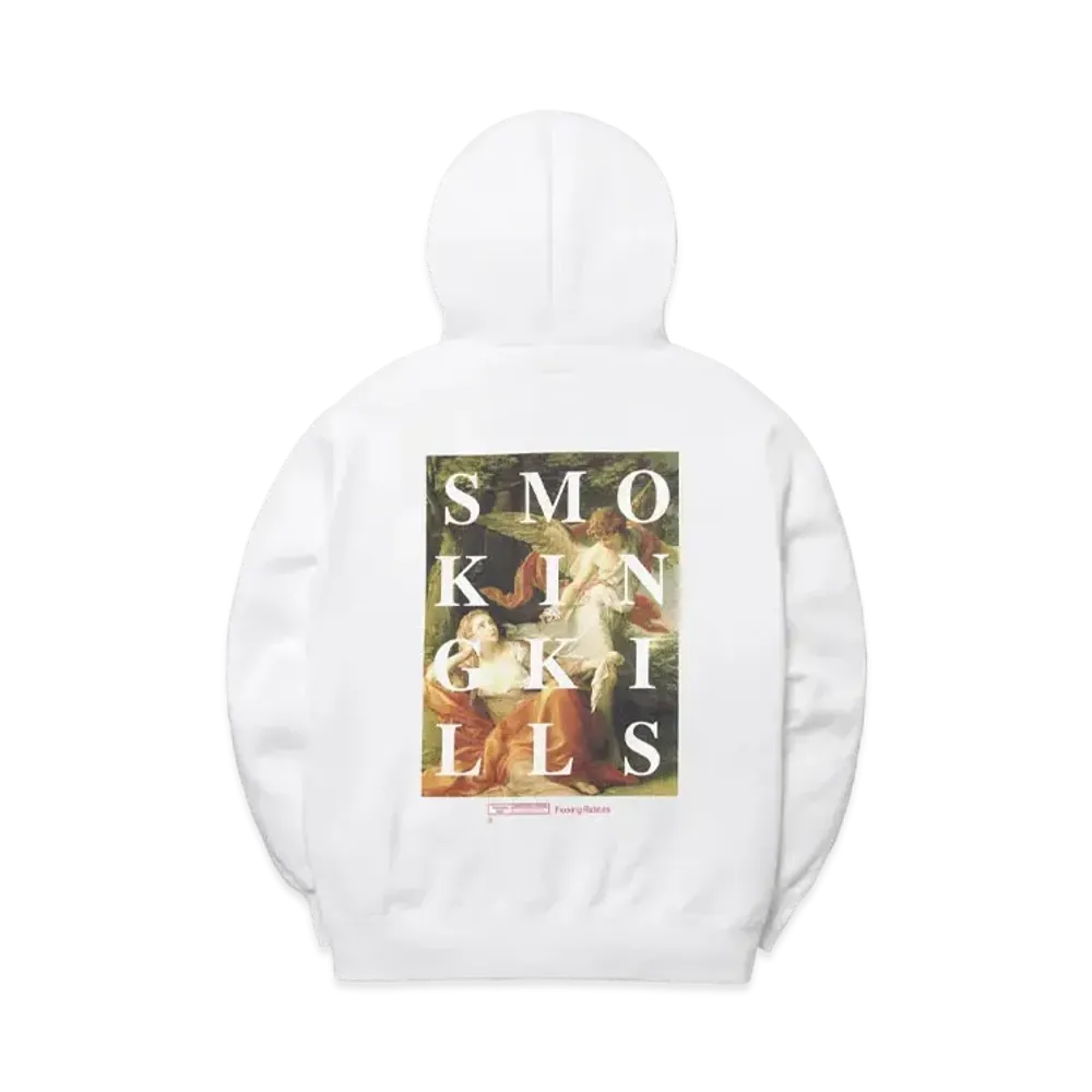 FR2 Smoking Angel Zip Hoodie "White"