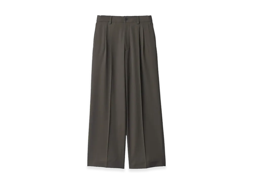 ssstein Easy Long Wide Trousers "Grey Khaki"