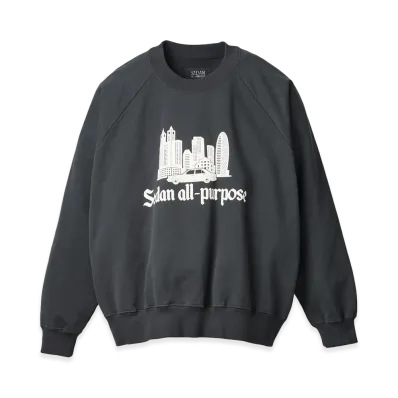 SEDAN ALL-PURPOSE Skyscrapers Sweatshirts "Black"