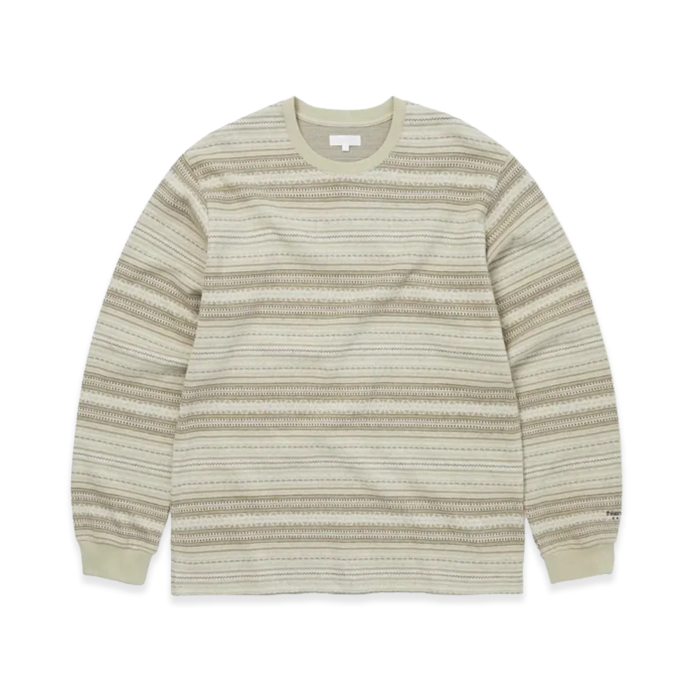 thisisneverthat Pattern Striped L/S Tee "Ivory"
