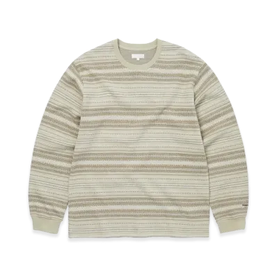thisisneverthat Pattern Striped L/S Tee "Ivory"