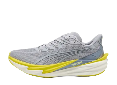 Puma Deviate Nitro Elite 4 "Vibrant Silver/Lux Lime"