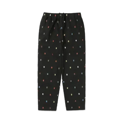 thisisneverthat Embroidered Easy Pant "Black"