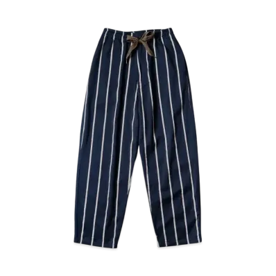 KAPITAL Fleece Lining Phillies Stripes Easy Pants "Navy"
