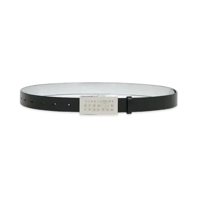 MM6 Maison Margiela Women's Belt "Black/Metallic"