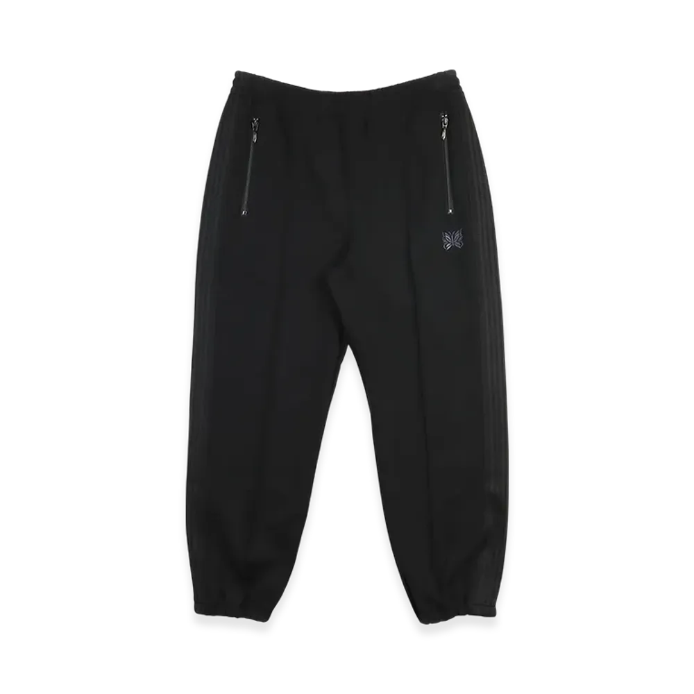 NEEDLES Zipped Track Pant - Cotton Jersey "Black"
