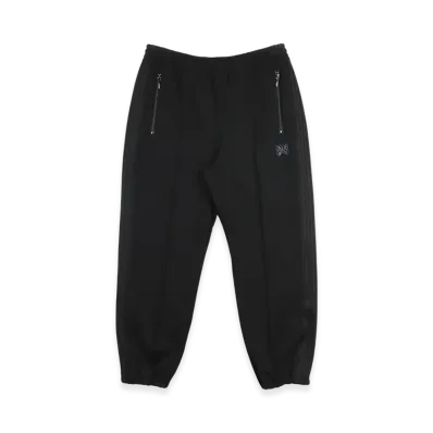 NEEDLES Zipped Track Pant - Cotton Jersey "Black"