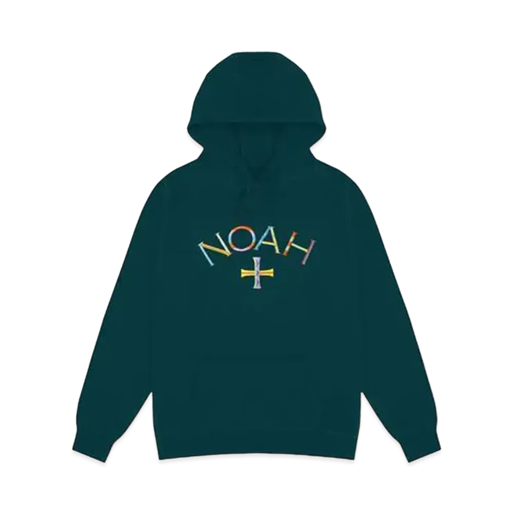Noah EMBROIDERED CORE LOGO SUMMER HOODIE "Lb"