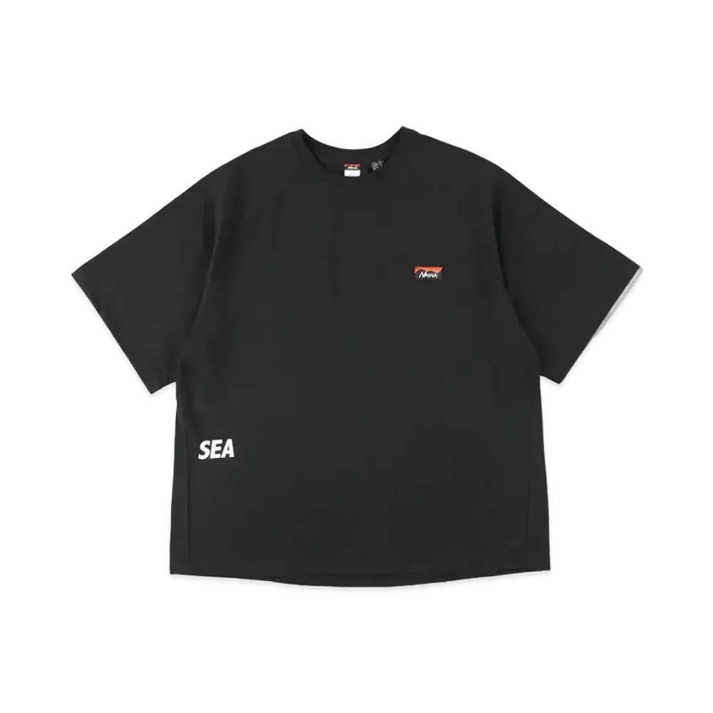 WIND AND SEA x NANGA S/S TEE "Black"