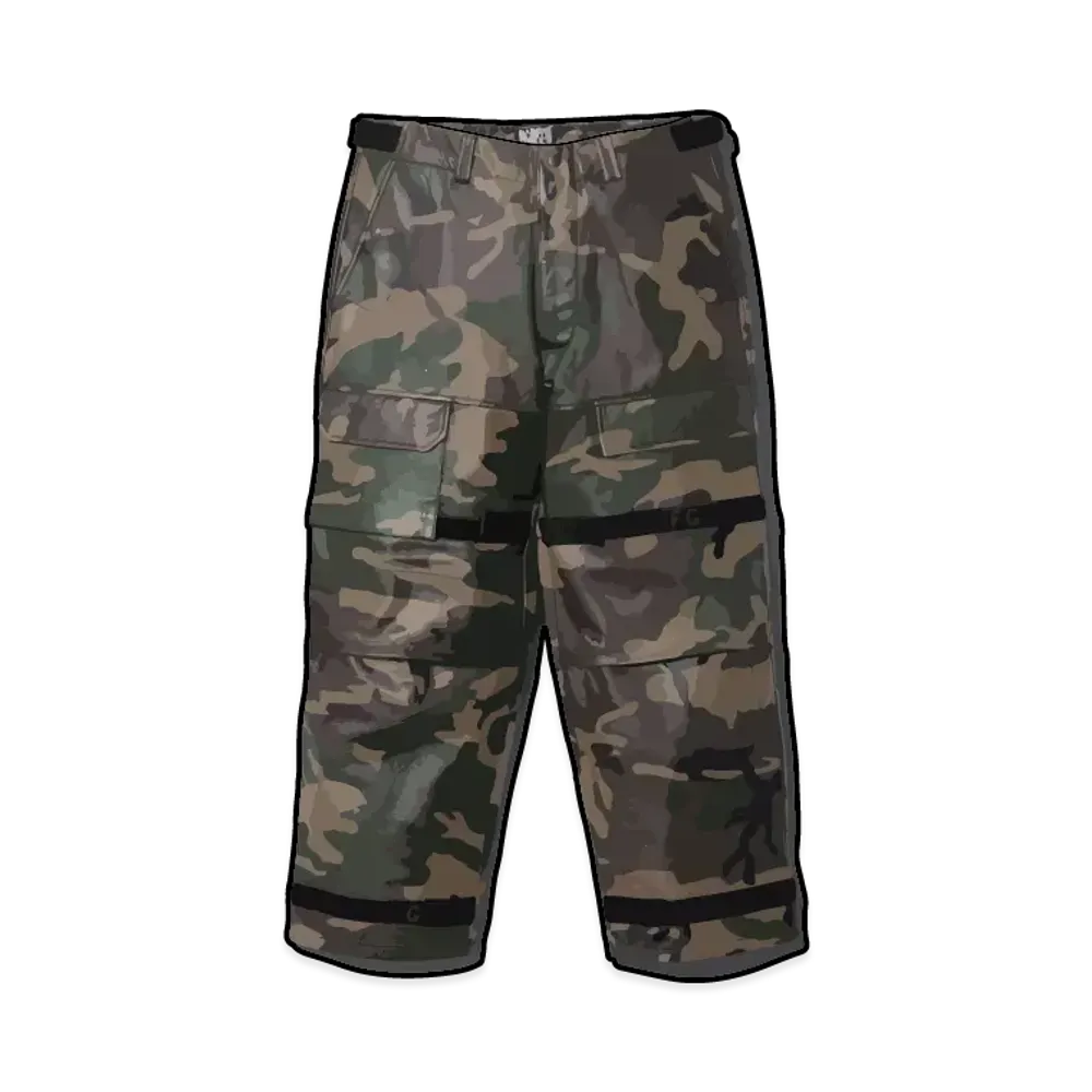 Supreme x Marithe + Francois Girbaud Shuttle Tape Leather Cargo Pant "Camo"