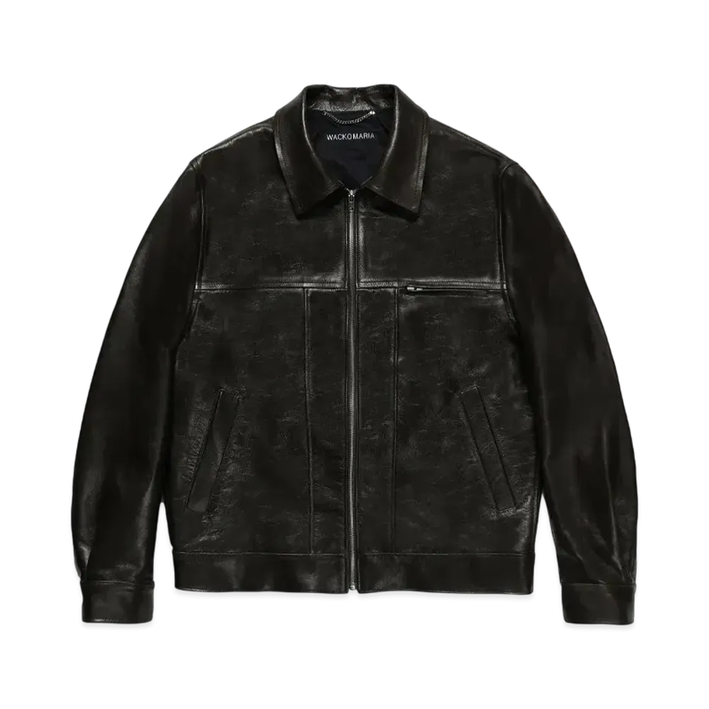 WACKO MARIA Leather Jacket "Black"
