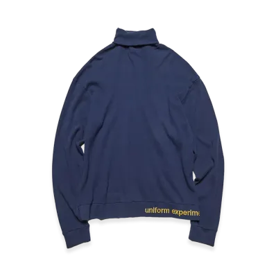 uniform experiment Waffle Turtleneck Top "Navy"