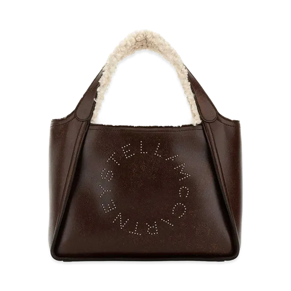 STELLA McCARTNEY Women's Alter Mat Small Shopping Bag "Brown"