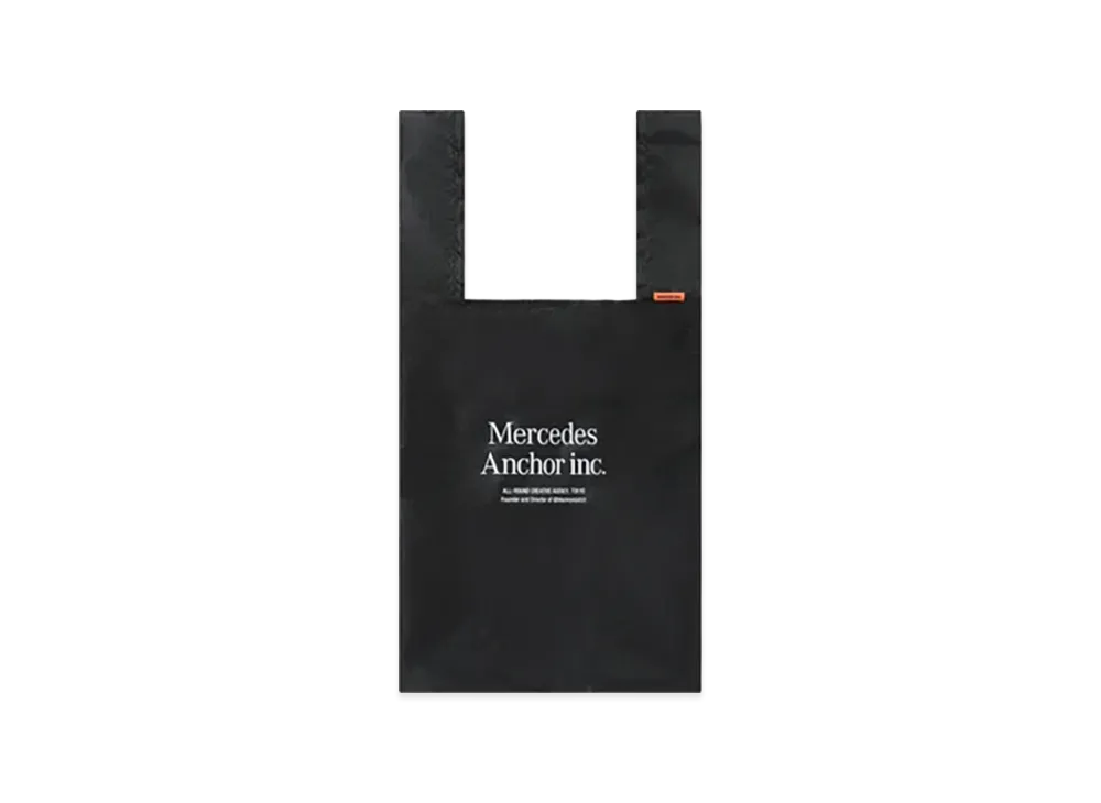 Mercedes Anchor inc. Ripstop Pocketable Bag "Black"