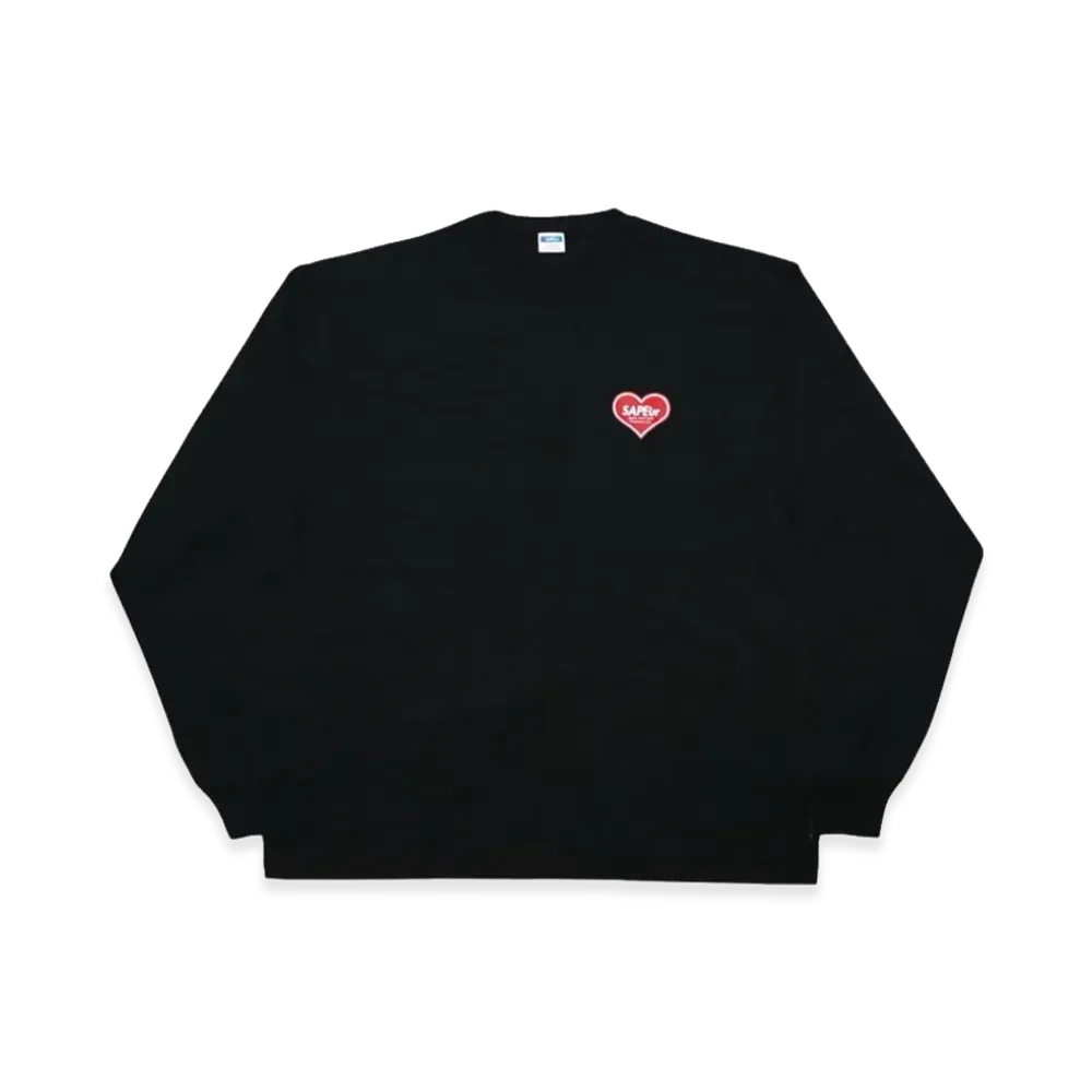 SAPEur Cherish & Co.Heart L/S Tee "Black"