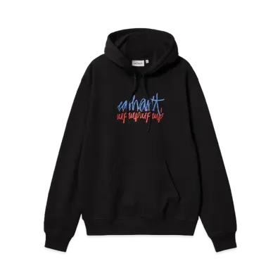 Carhartt WIP Hooded Stereo Sweat "Black"