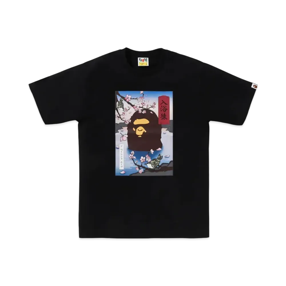 A BATHING APE Japan A Bathing Ape Tee "Black"