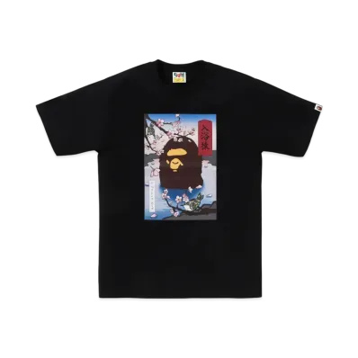 A BATHING APE Japan A Bathing Ape Tee "Black"