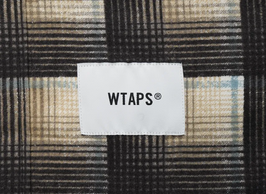 WTAPS TXT 02 / LS / Cotton. Flannel. Textile. Of WTAPS TXT 02 / LS / Cotton. Flannel. Textile. Of