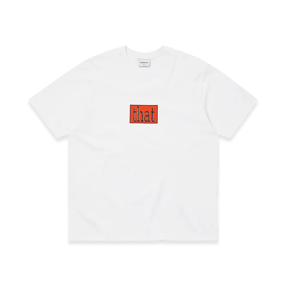 thisisneverthat that Glitched Logo Tee "White"