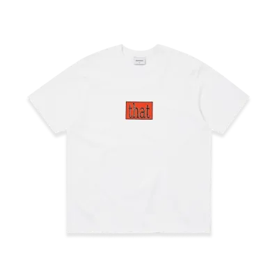 thisisneverthat that Glitched Logo Tee "White"