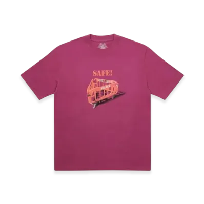 PALACE Safety T-Shirt "Wine"