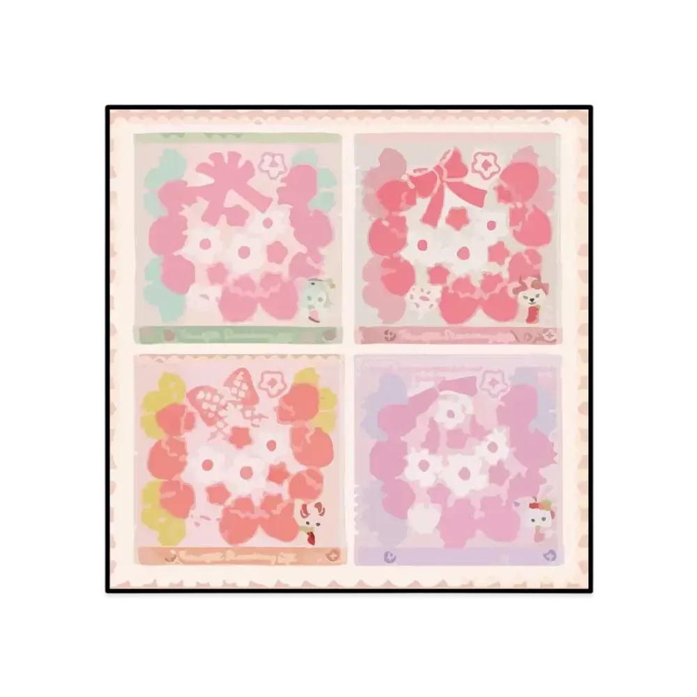 Disney Heartfelt Strawberry Gift Mini Towel Set "Multi"