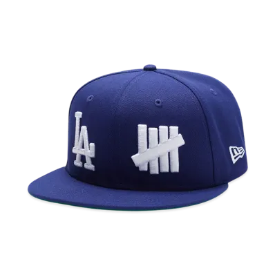 UNDEFEATED x New Era x Los Angeles Dodgers Logos Fitted "Royal"