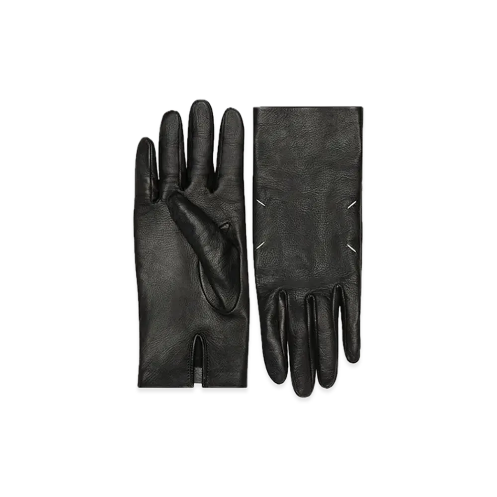 Maison Margiela Leather Gloves "Black"
